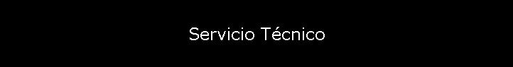 Servicio Tcnico